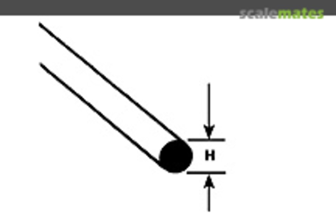 Boxart Solid Styrene Round Rod, .010" (0.25mm) x 10" (254mm) 90850 Plastruct Boxart Solid Styrene Round Rod, .010" (0.25mm) x 10" (254mm) 90850 Plastruct