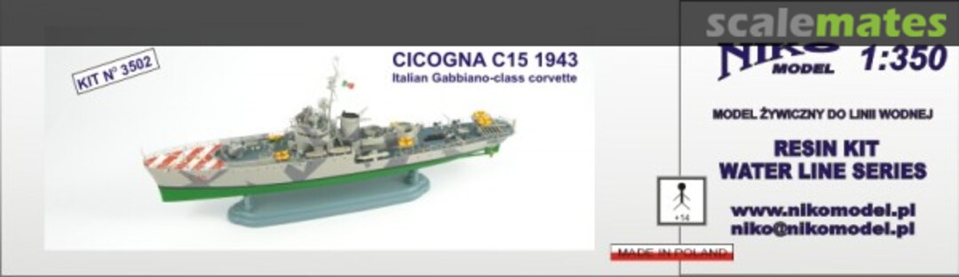 Boxart Cicogna C15 1943 3502 Niko Model Boxart Cicogna C15 1943 3502 Niko Model