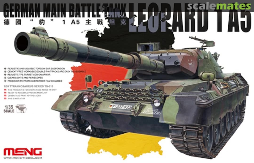 Boxart Leopard 1 A5 TS-015 Meng Model Boxart Leopard 1 A5 TS-015 Meng Model