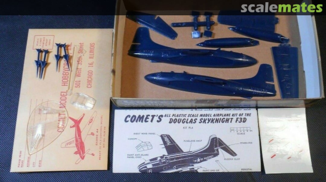 Contents Douglas Skyknight F-3D PL-4:29 Comet