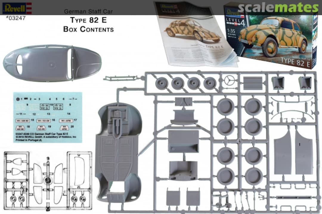 Contents Type 82 E 03247 Revell Contents Type 82 E 03247 Revell