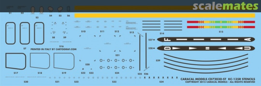 Boxart KC-135R stencils CD72030-ST Caracal Models Boxart KC-135R stencils CD72030-ST Caracal Models