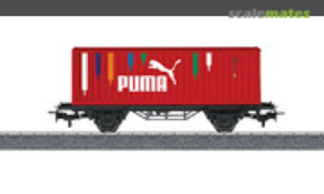 Container wagon PUMA - start up (Märklin 44811)