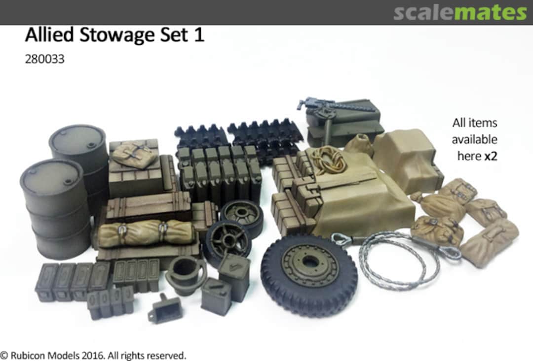 Boxart Allied Stowage Set 1 280033 Rubicon Models Boxart Allied Stowage Set 1 280033 Rubicon Models