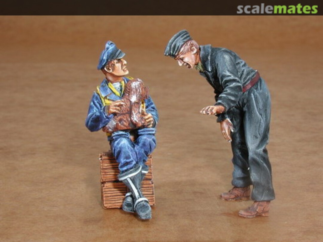 Boxart pilot + mechanic WWII (2 fig.) F32098 CMK Boxart pilot + mechanic WWII (2 fig.) F32098 CMK