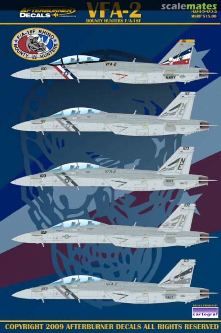 Boxart VFA-2 48-053 Afterburner Decals Boxart VFA-2 48-053 Afterburner Decals