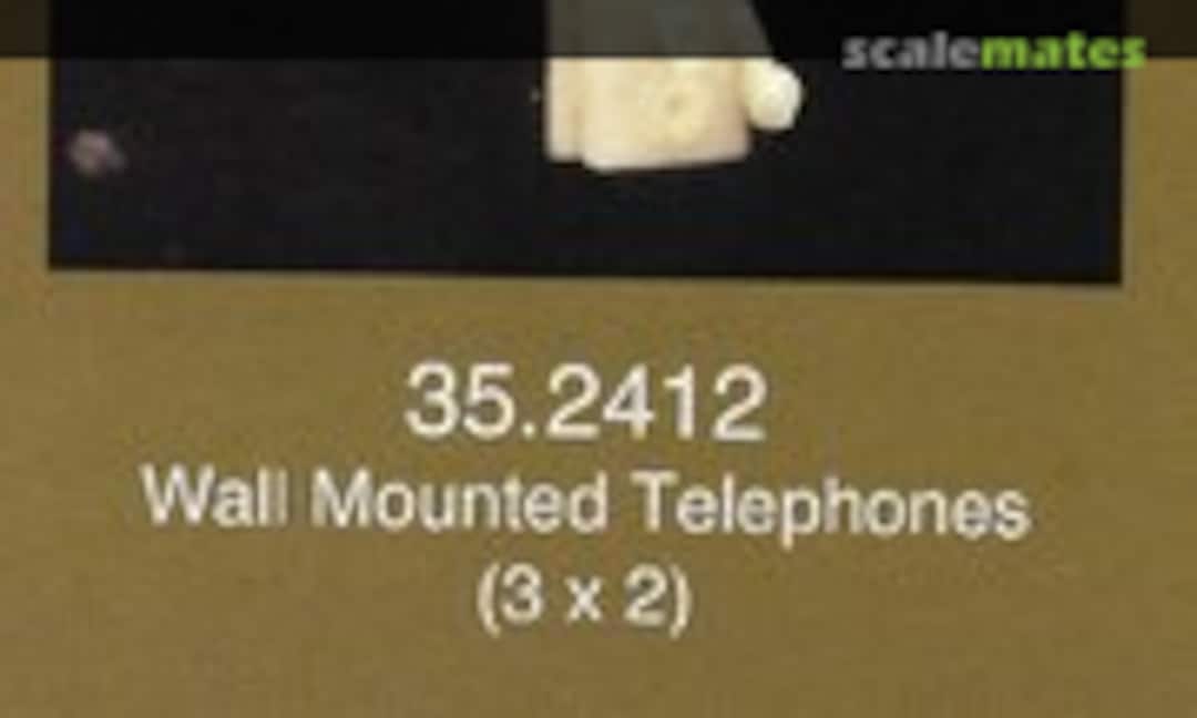 1:35 Wall Mounted Telephone (Resicast 35.2412) 35.2412