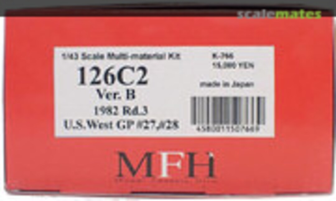 1:43 Ferrari 126C2 (Model Factory Hiro K-766) K-766