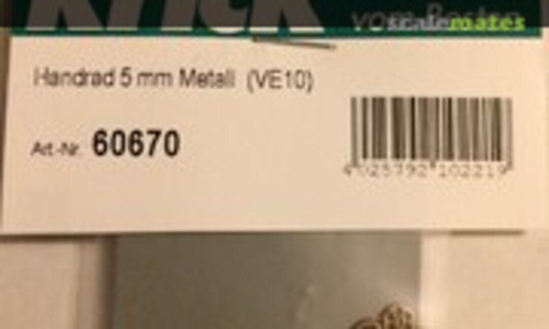 No Handrad 5 mm Metall (VE10) (Krick 60670)