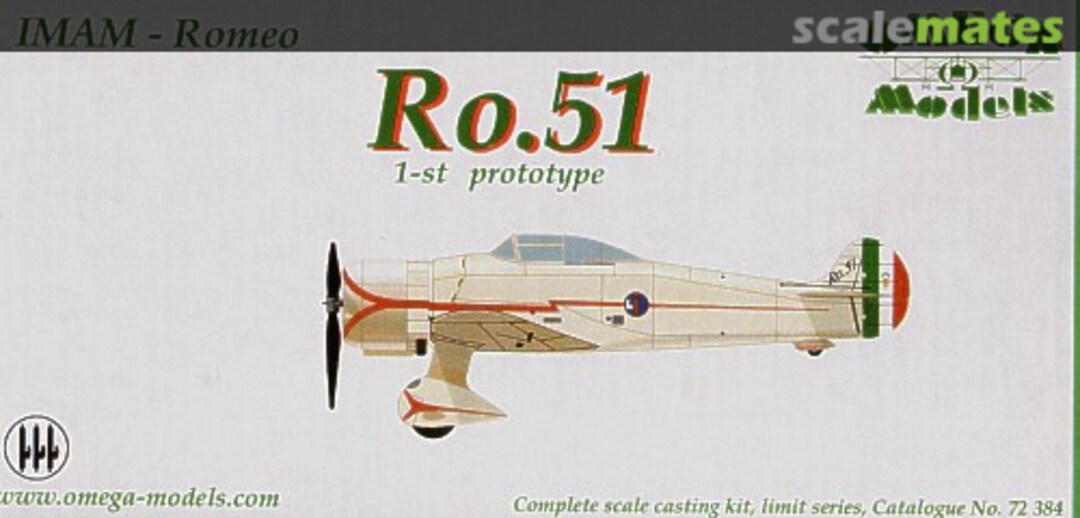 Boxart IMAM Romeo Ro.51 72384 Omega Models Boxart IMAM Romeo Ro.51 72384 Omega Models