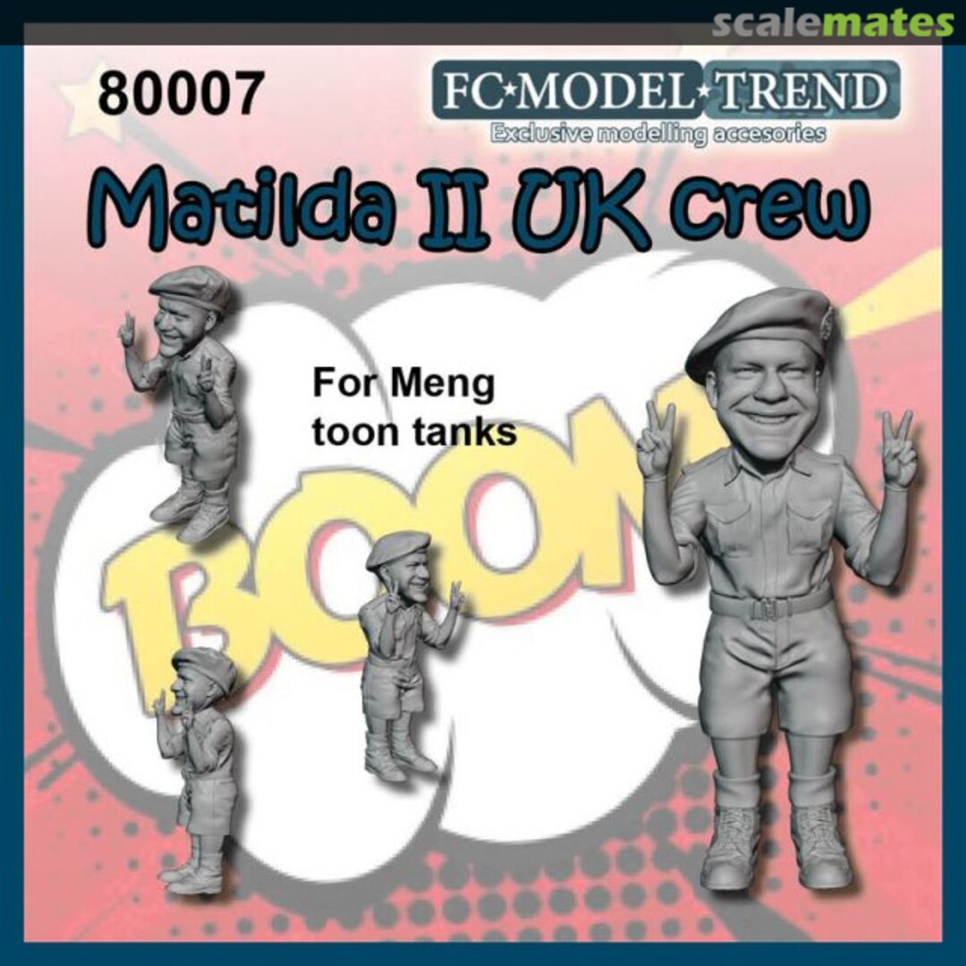 Boxart Matilda II UK crew 80007 FC Model Trend Boxart Matilda II UK crew 80007 FC Model Trend