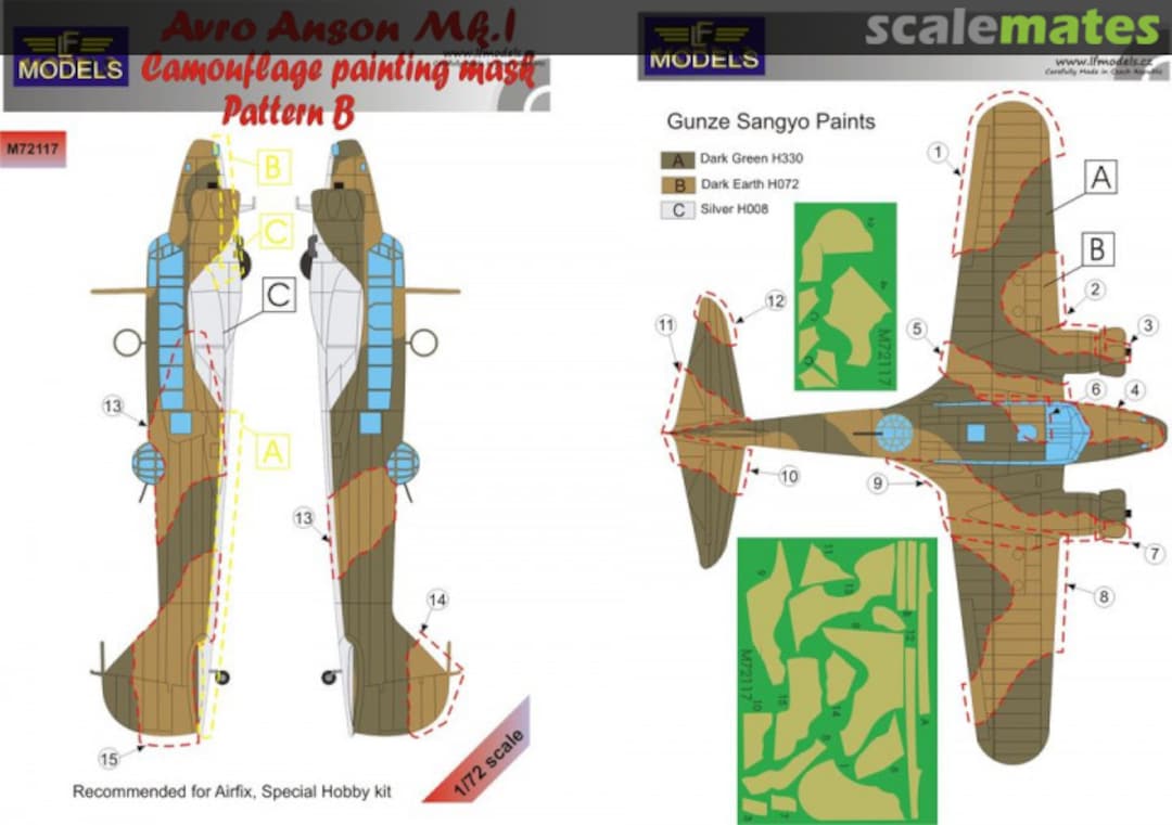 Boxart Avro Anson Mk.I M72117 LF Models Boxart Avro Anson Mk.I M72117 LF Models