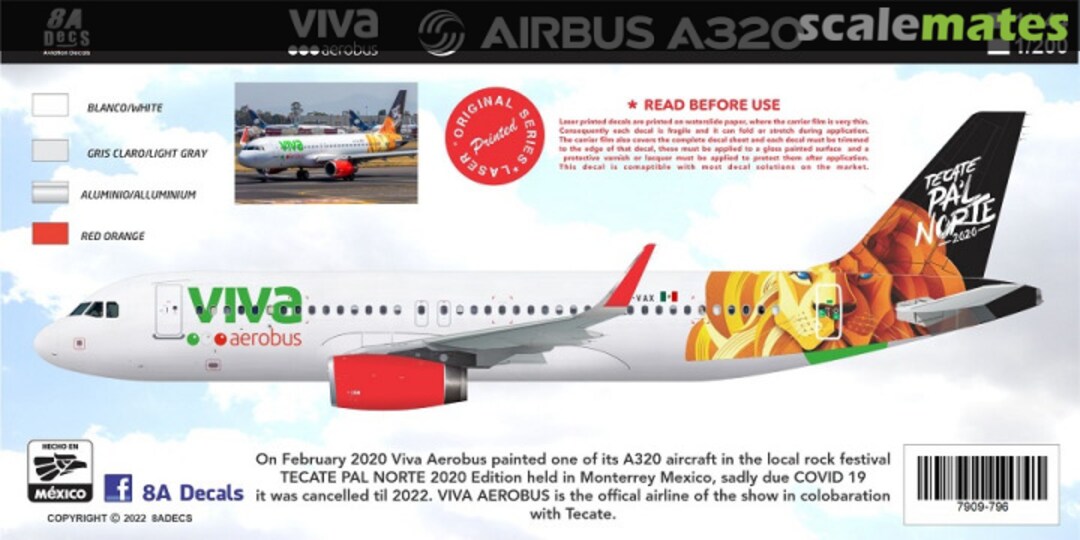 Boxart Airbus A320 7909-796 8aDecs Boxart Airbus A320 7909-796 8aDecs