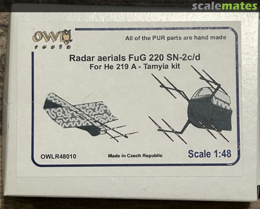 Boxart Radar aerials FuG 220 SN 2c/d R48010 OWL Boxart Radar aerials FuG 220 SN 2c/d R48010 OWL