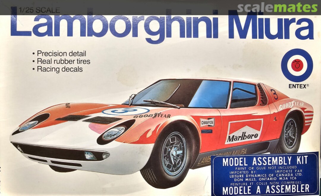 Boxart Lamborghini Miura 9116 Entex Industries Boxart Lamborghini Miura 9116 Entex Industries