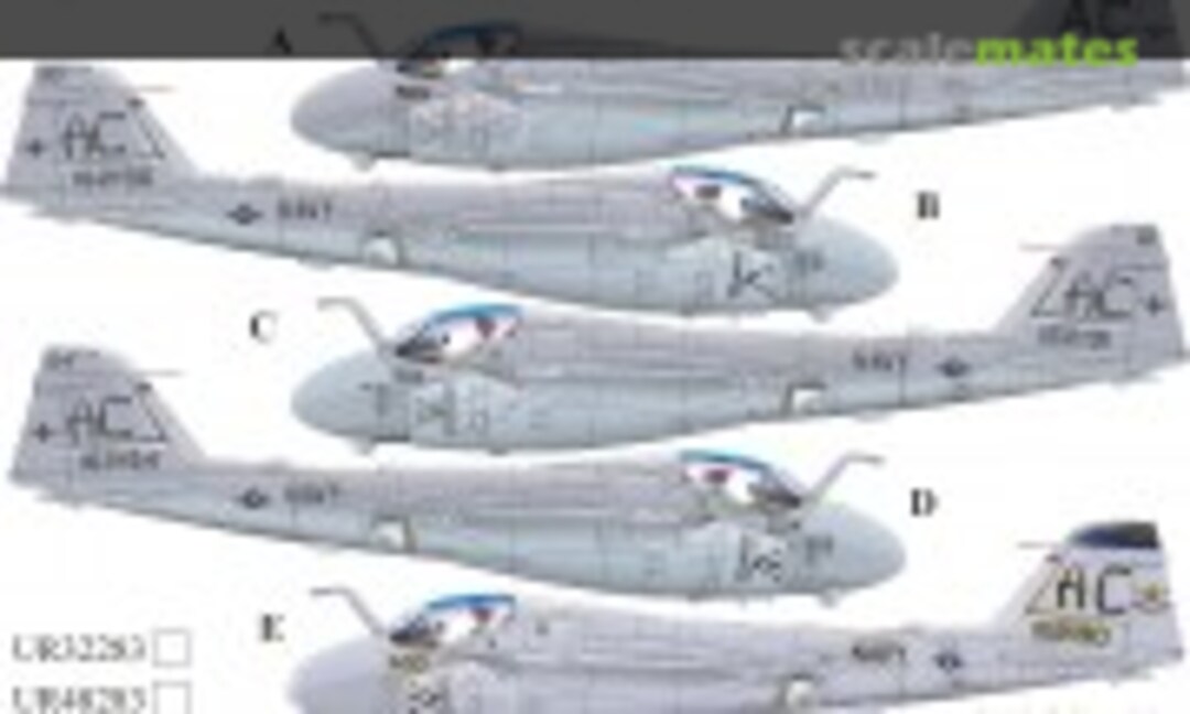 1:32 A-6E Intruder VA-75 Pt.IV with stencils (UpRise Decal UR32283) UR32283