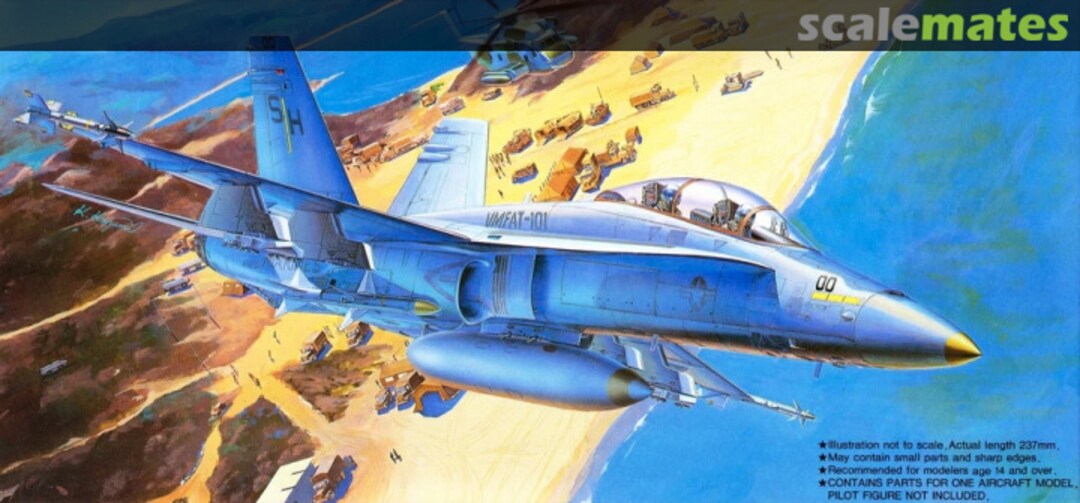 Boxart F/A-18B Hornet 72171 Fujimi Boxart F/A-18B Hornet 72171 Fujimi