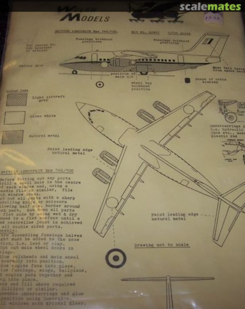 Boxart BAe 146-100 Welsh Models Boxart BAe 146-100 Welsh Models