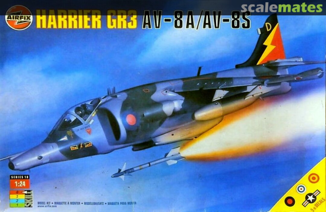 Boxart Harrier GR3 AV-8A/AV-8S 18003 Airfix