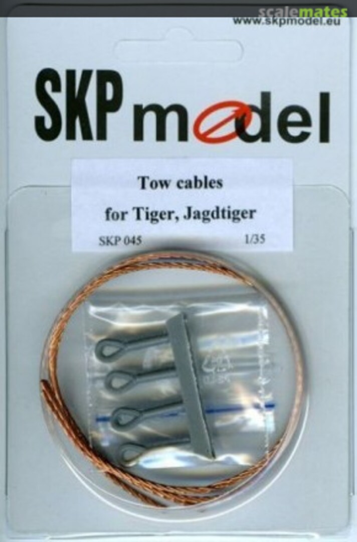 Boxart Tow cables for Tiger/Jagdtiger SKP 045 SKP model Boxart Tow cables for Tiger/Jagdtiger SKP 045 SKP model