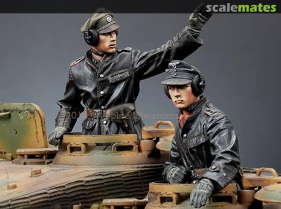 Boxart SS Panzer Commander Set 35174 Alpine Miniatures