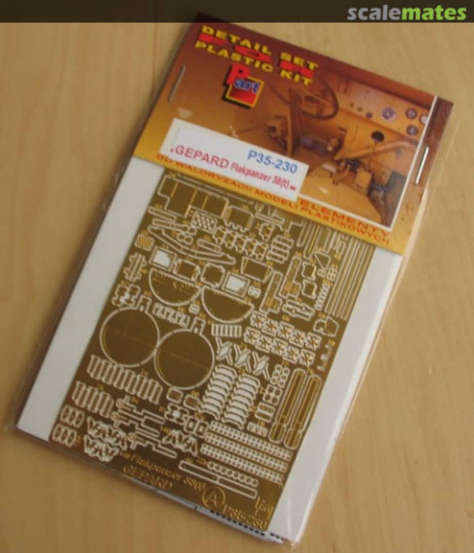 Boxart Flakpanzer 38(t) Gepard Dragon P35-230 Part Boxart Flakpanzer 38(t) Gepard Dragon P35-230 Part