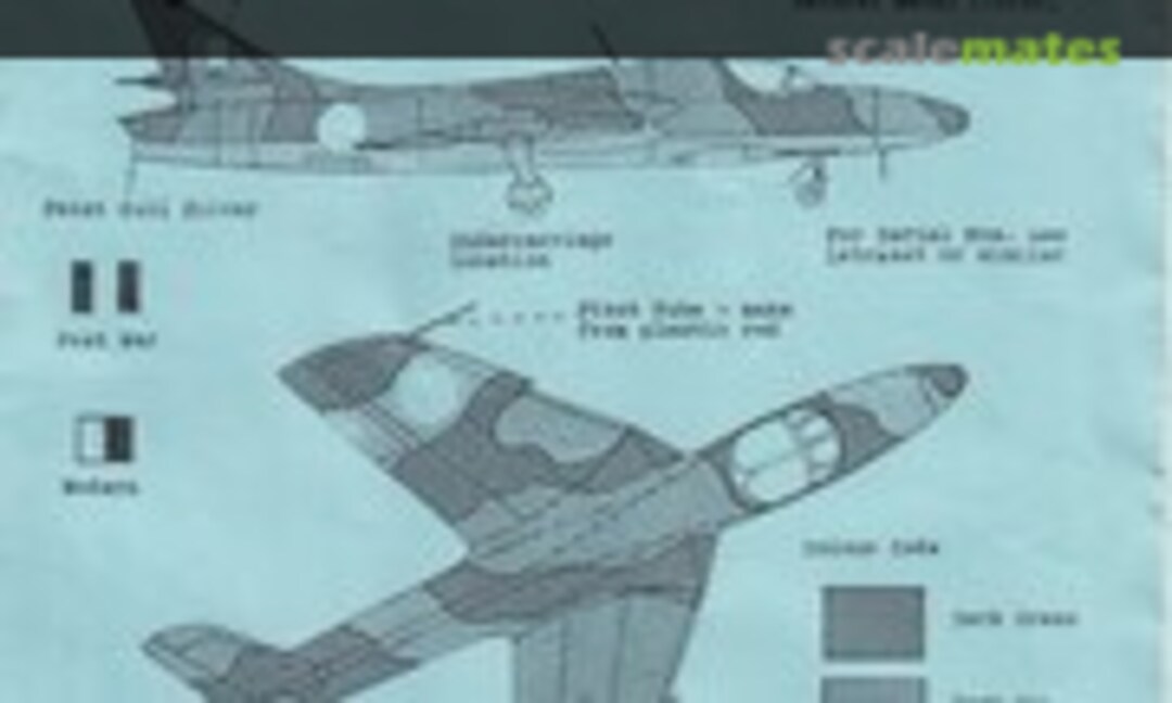 1:144 Hawker Hunter T Mk 7 (Welsh Models PJW02A)