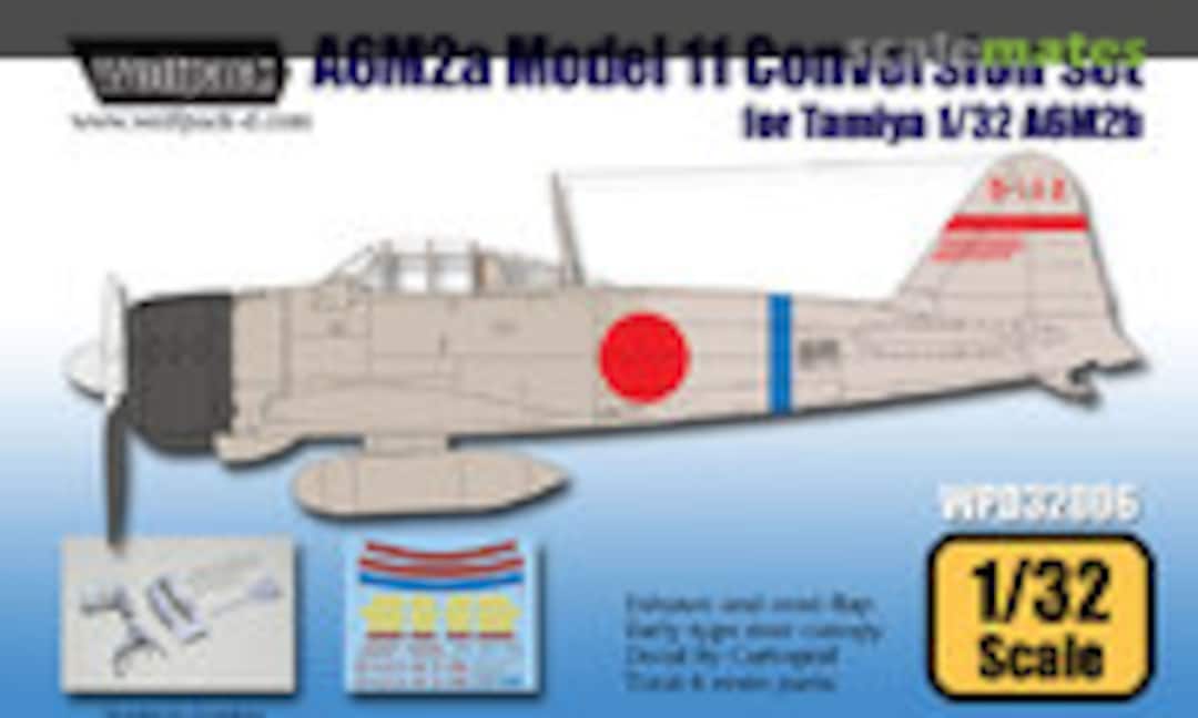 1:32 A6M2a Zero Model 11 Conversion Set (Wolfpack WPD32006) WPD32006