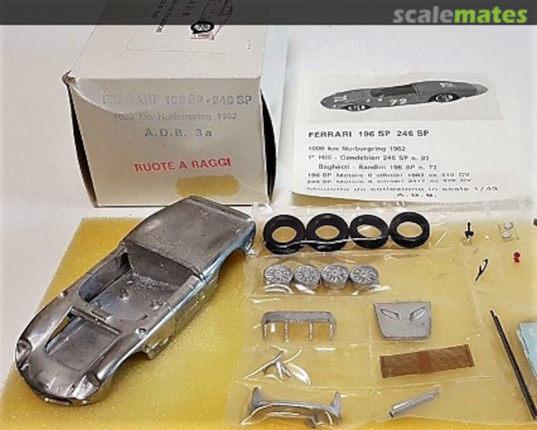 Boxart Ferrari 196SP/246SP 3A A.D.B. Boxart Ferrari 196SP/246SP 3A A.D.B.