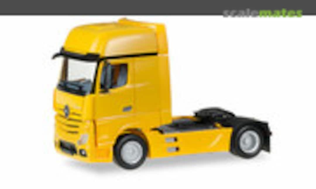 Mercedes-Benz Actros Gigaspace rigid tractor, traffic yellow (Herpa 159173-006)