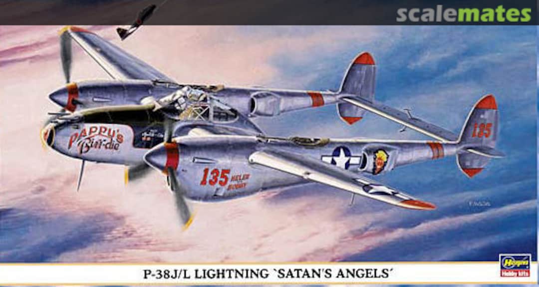 Boxart P-38J/L Lightning "Satan's Angels" 09358 Hasegawa Boxart P-38J/L Lightning "Satan's Angels" 09358 Hasegawa