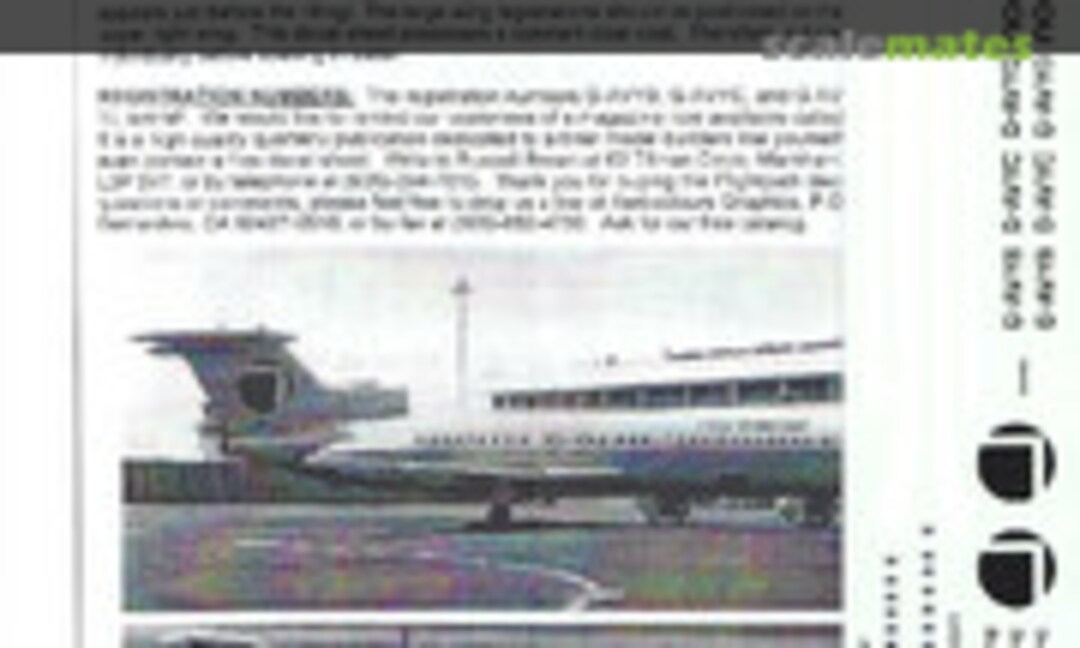 1:144 Northeast Trident 1E (Flightpath Decals FP44-342) FP44-342