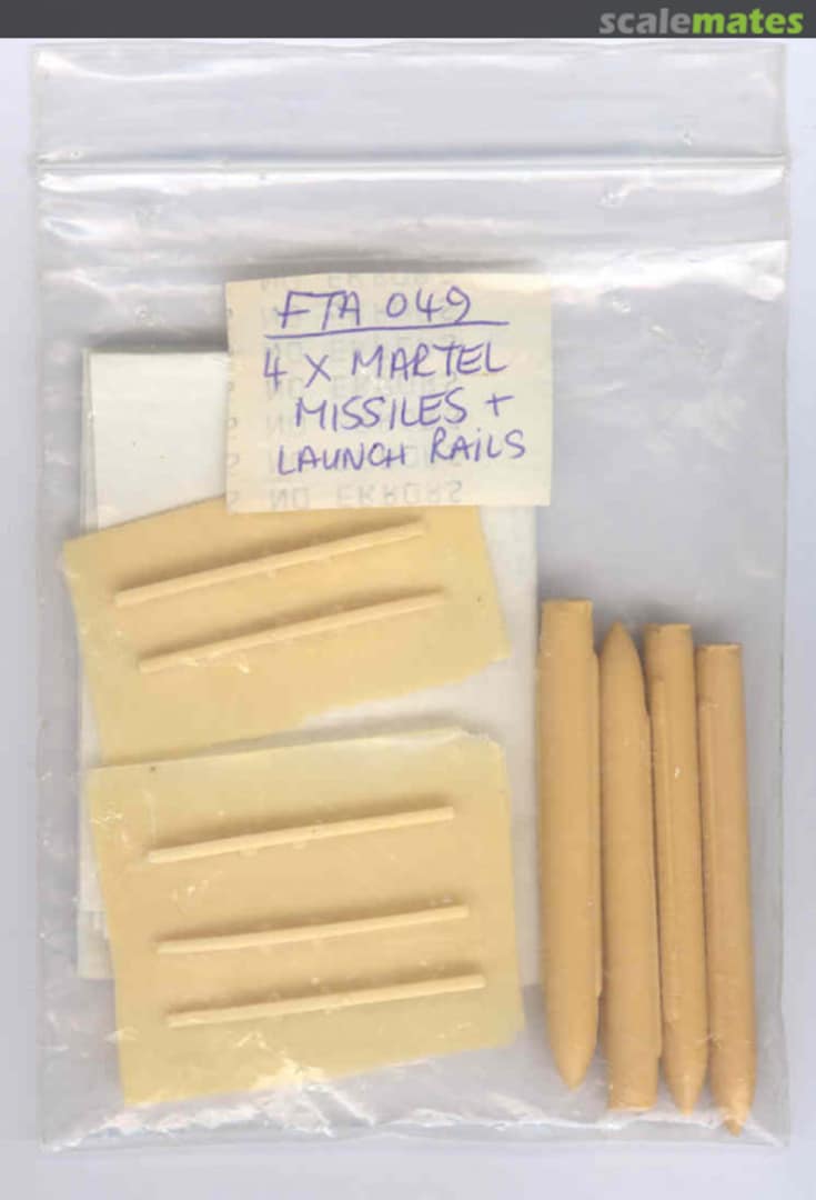 Boxart 4 Martel Radar Misssiles with Launch Rails FTA049 The Final Touch Boxart 4 Martel Radar Misssiles with Launch Rails FTA049 The Final Touch