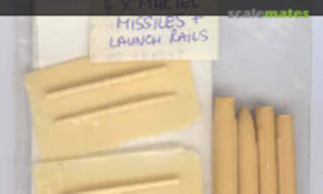 1:72 4 Martel Radar Misssiles with Launch Rails (The Final Touch FTA049) FTA049