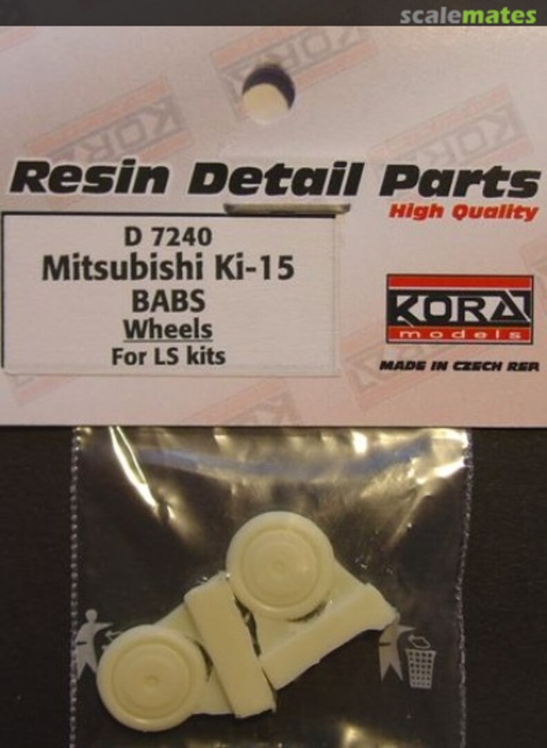 Boxart Mitsubishi Ki-15 Babs Wheels D7240 Kora Models Boxart Mitsubishi Ki-15 Babs Wheels D7240 Kora Models
