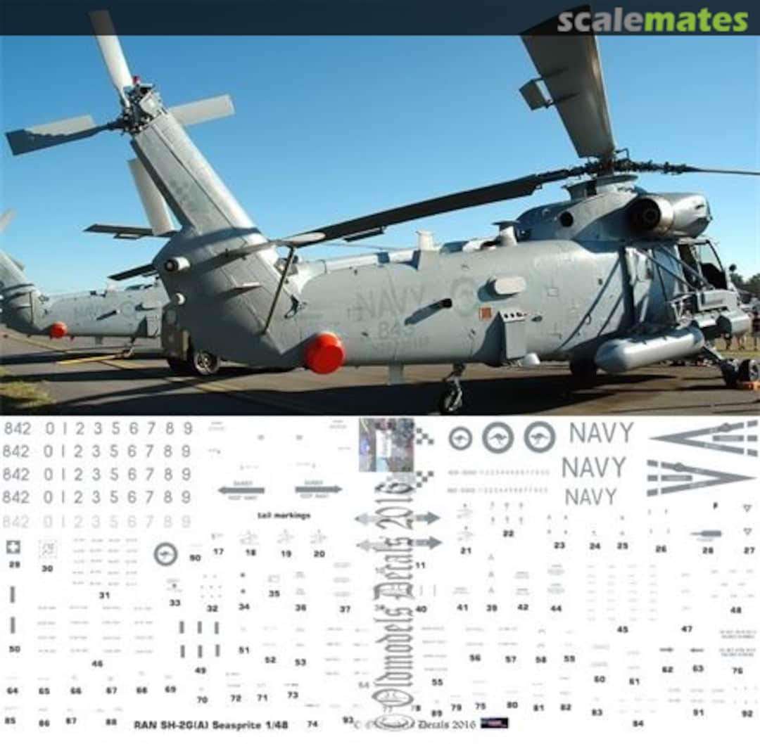 Boxart RAN SH-2G(A) Seasprite OMD0832C Oldmodels Decals Boxart RAN SH-2G(A) Seasprite OMD0832C Oldmodels Decals
