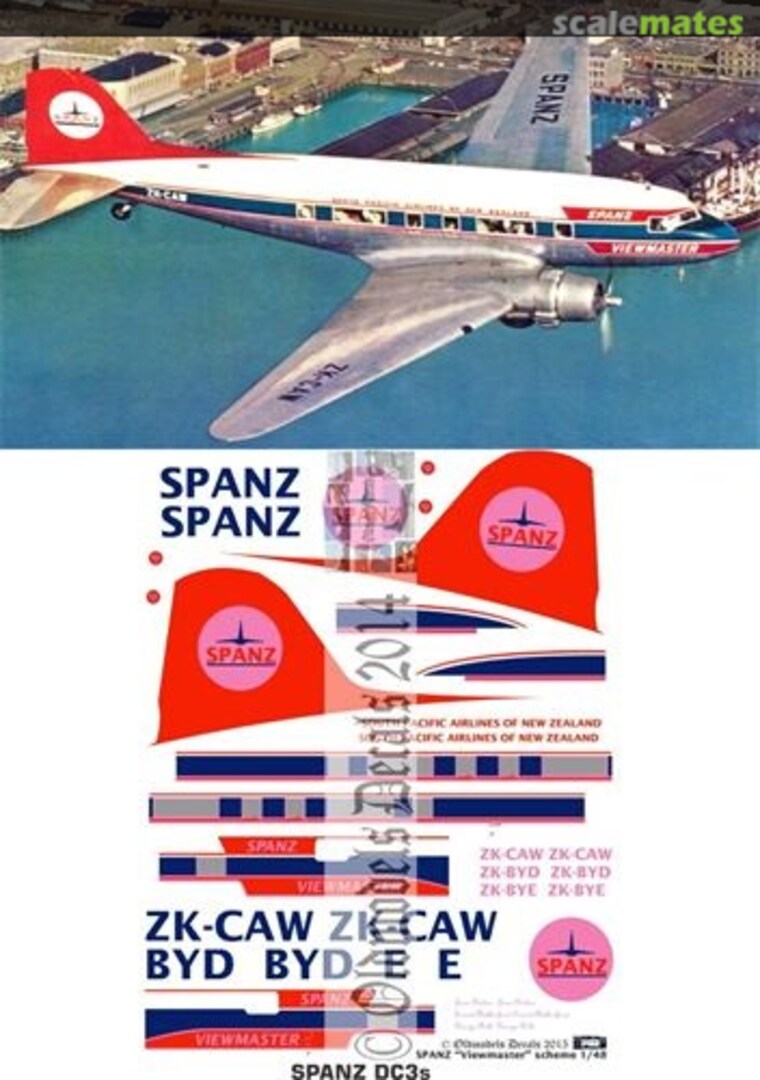 Boxart SPANZ DC-3 OMD0276 Oldmodels Decals Boxart SPANZ DC-3 OMD0276 Oldmodels Decals