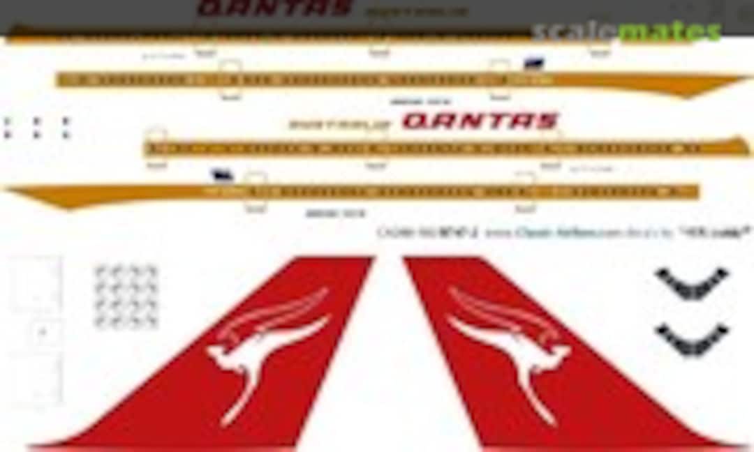 1:200 Qantas 747 (delivery) (Classic Airlines CA200-102) CA200-102
