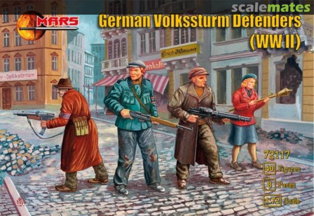Boxart German Volkssturm Defenders 72117 Mars Figures Boxart German Volkssturm Defenders 72117 Mars Figures