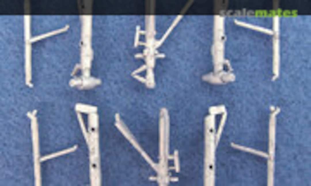 1:144 Airbus A318, A319, A320, A321 Landing Gear (2 sets) (Scale Aircraft Conversions 14404) 14404