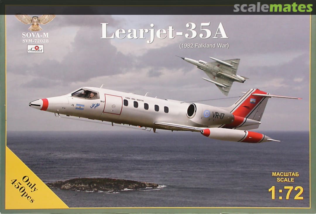 Boxart Learjet 35A SVM-72028 SOVA-M