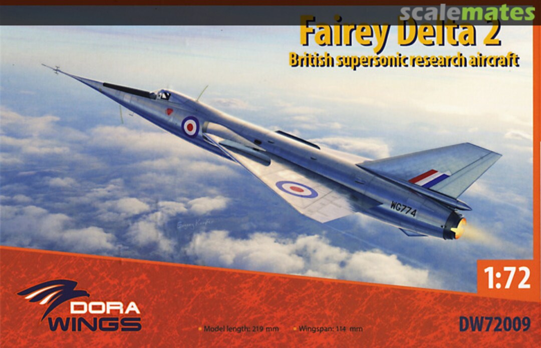 Boxart Fairey Delta 2 DW72009 Dora Wings Boxart Fairey Delta 2 DW72009 Dora Wings