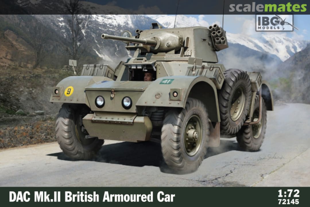 Boxart Daimler Armoured Car Mk.II 72145 IBG Models Boxart Daimler Armoured Car Mk.II 72145 IBG Models
