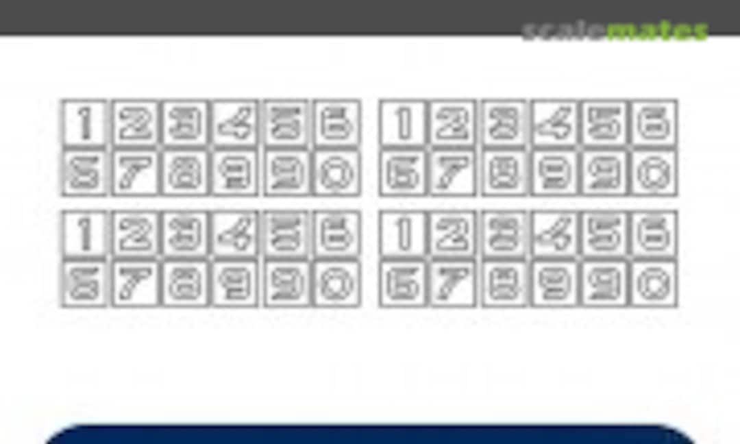 1:72 Condor Legion Numbers (Kit Masx 72-132PT) 72-132PT