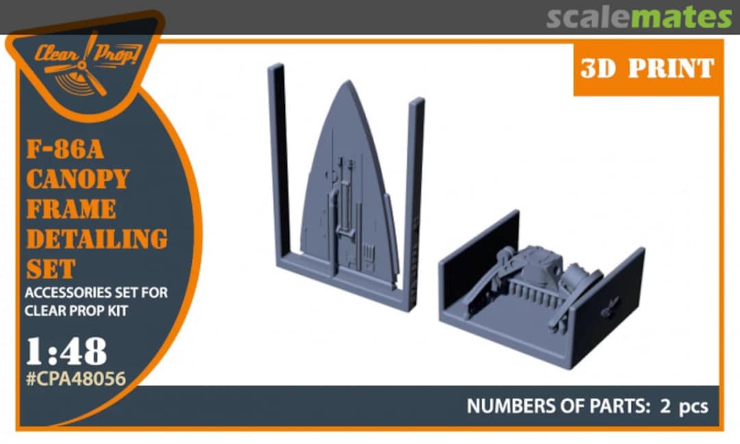 Boxart F-86A Canopy frame detailing set CPA48056 Clear Prop! Boxart F-86A Canopy frame detailing set CPA48056 Clear Prop!