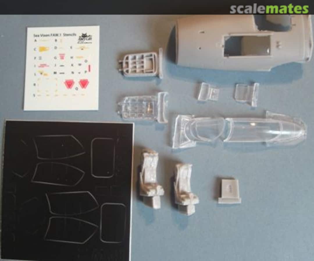 Boxart Sea Vixen FAW.2 (Early) Canopy & Mask Set AC48028C Alley Cat