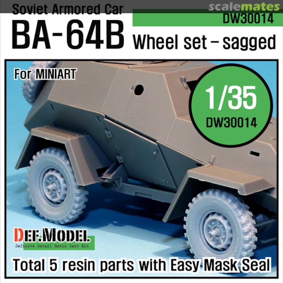 Boxart WW2 Soviet BA-64B Armored Car Wheel set DW30014 Def.Model Boxart WW2 Soviet BA-64B Armored Car Wheel set DW30014 Def.Model