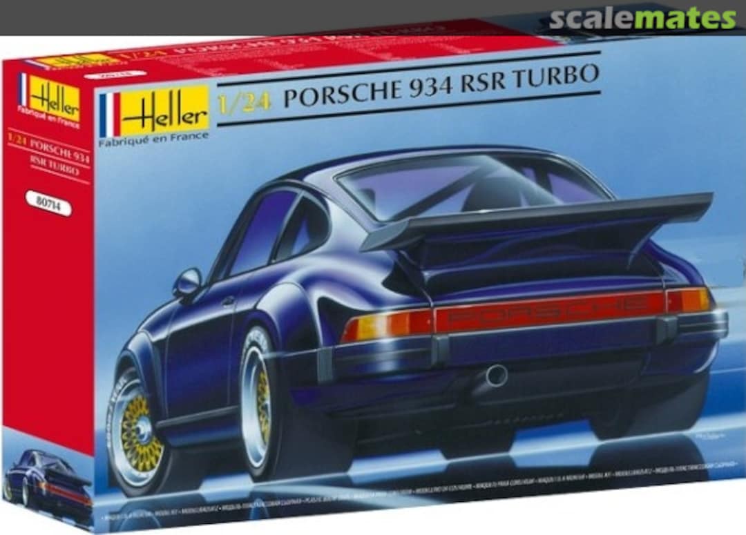 Boxart Porsche 934 RSR Turbo 80714 Heller Boxart Porsche 934 RSR Turbo 80714 Heller