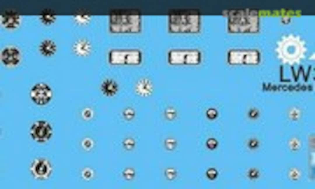 1:35 Vehicle Dials & Placards - Mercedes L3000/L4500 (Alliance Model Works LW35097) LW35097