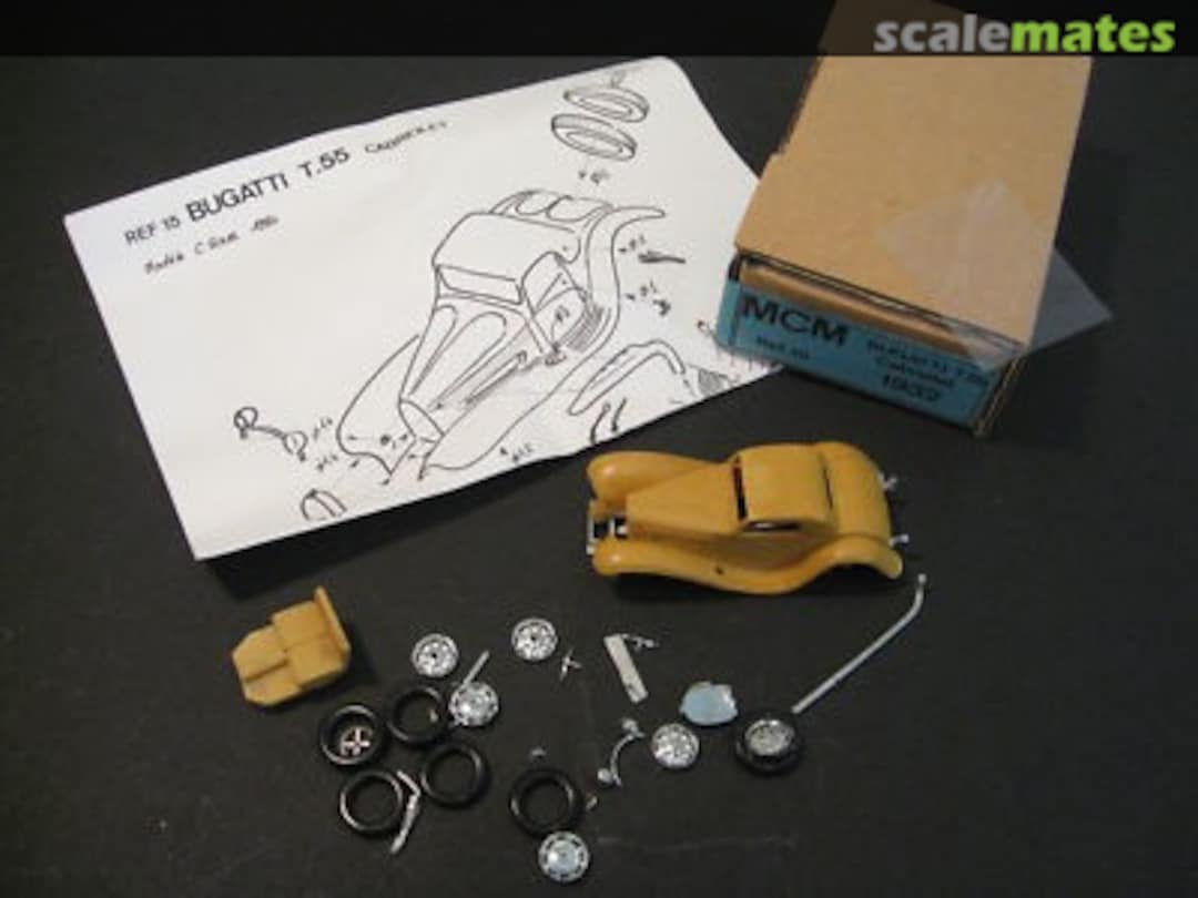 Boxart Bugatti Type 55 Coupé 15 M.C.M. Boxart Bugatti Type 55 Coupé 15 M.C.M.